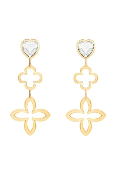 Pozlacené náušnice Lilou