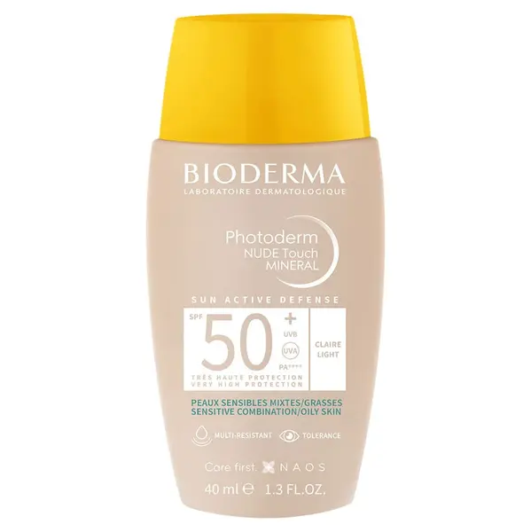 BIODERMA Photoderm Nude Touch Mineral světlý SPF 50+ 40 ml