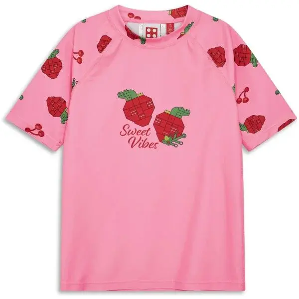 LEGO&reg; kidswear LWAIKO 303 Dievčenské plavecké tričko, ružová, veľkosť