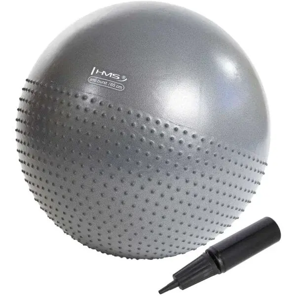 HMS YB03N 65 CM Gymnastická lopta, sivá, veľkosť