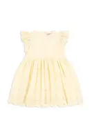 Šaty Konges Sløjd POSEY DRESS žlutá barva, mini, KS103192
