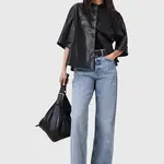 Bavlněné džíny AllSaints BROOKLYN dámské, high waist, W061EC