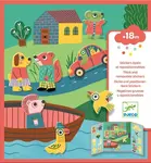 Přemístitelné samolepky pro nejmenší Zvířátka