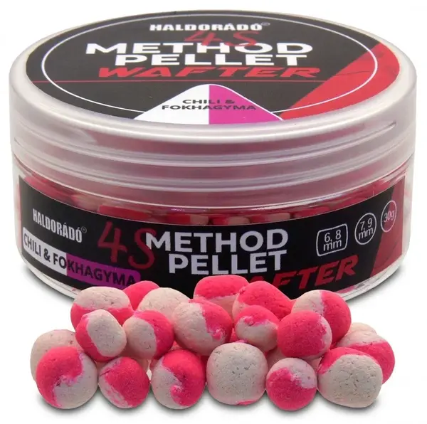 Haldorádó pelety 4s method pellet wafters 30 g 6+8 mm/7+9 mm - chilli česnek