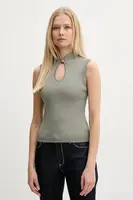 Halenka Guess MALIA dámská, zelená barva, hladká, W5GR10 Z3L10