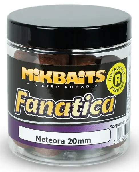 Mikbaits rozpustné boilies fanatica meteora 250 ml - 20 mm