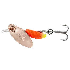 Savage gear třpytka grub spinners copper red yellow - #2 5,8 g
