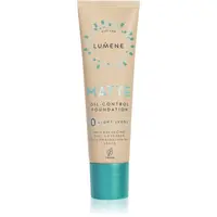 Lumene Matte Oil-Control matující make-up SPF 20 odstín 0 Light Ivory 30 ml