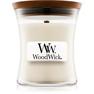 Woodwick Island Coconut vonná svíčka s dřevěným knotem 85 g