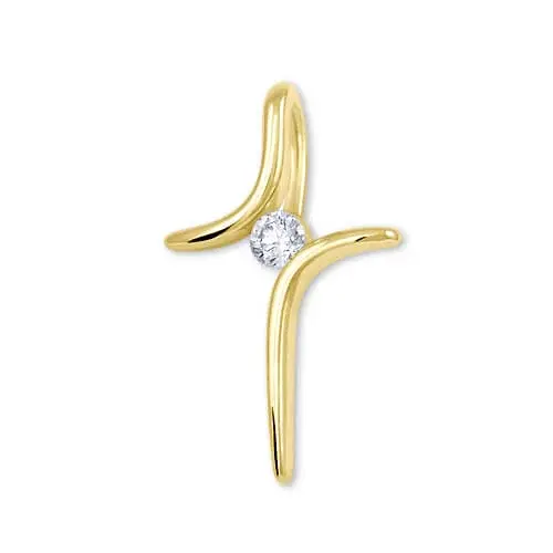 Soliter Originální zlatý křížek 246 001 00460