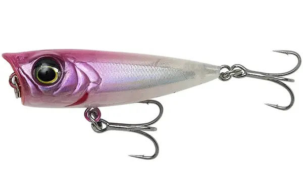 Savage gear wobler 3d minnow popper pink head - 4,3 cm 2,6 g