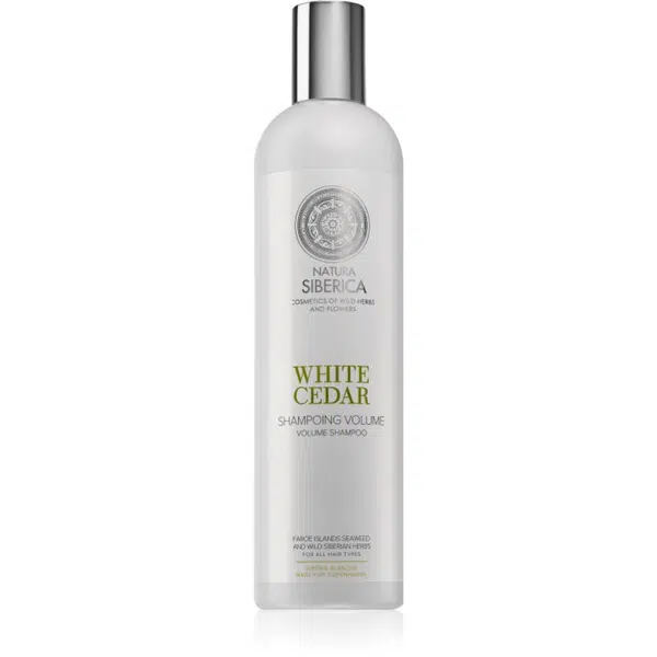 Natura Siberica Copenhagen White Cedar objemový šampon pro všechny typy vlasů 400 ml