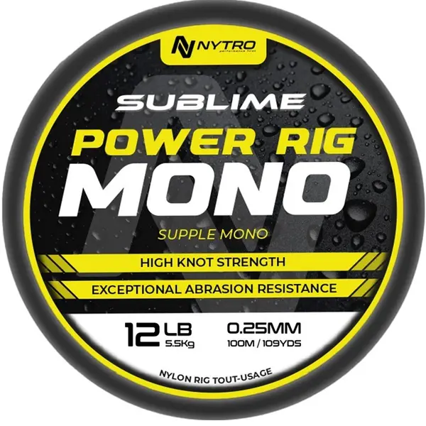 Nytro vlasec sublime power rig mono 100 m - 0,11 mm 0,99 kg