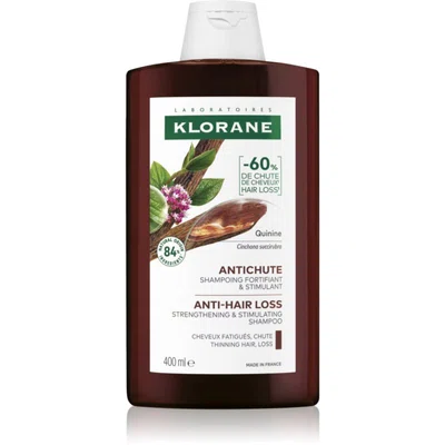 Klorane Chinin & Bio Protěž Alpská posilující šampon proti vypadávání vlasů 400 ml