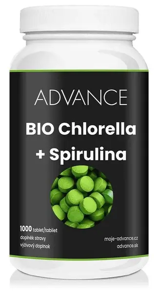 Advance Chlorella + Spirulina BIO 1000 tablet