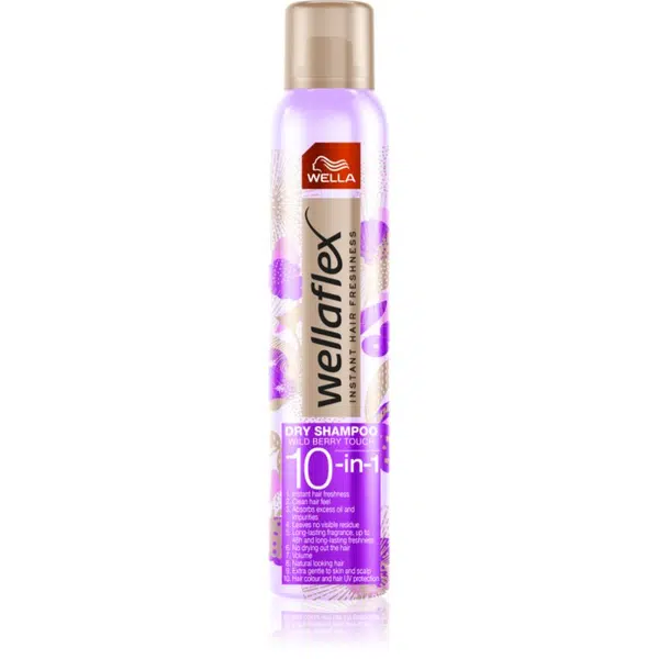 Wella Wellaflex Wild Berry Touch suchý šampon s jemnou květinovou parfemací 180 ml