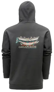 Grundéns mikina drift boat hoodie anchor - xl