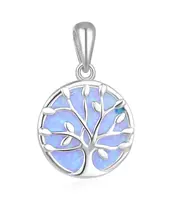 Beneto Stříbrný přívěsek s opálem Strom života AGH131L