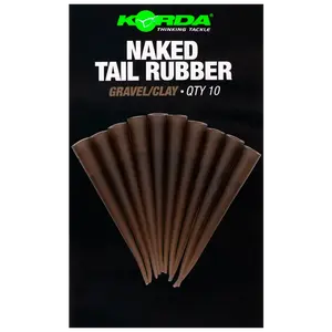 Korda převleky naked tail rubber - gravel/clay
