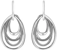 Hot Diamonds Stříbrné náušnice s diamanty Chandelier Vintage Drop DE496