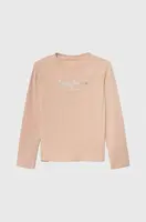 Detská blúzka Pepe Jeans Hana ružová farba, s potlačou
