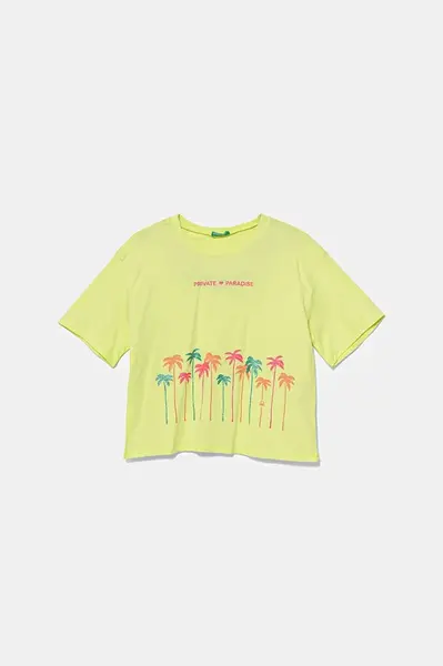 Detské bavlnené tričko United Colors of Benetton