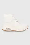 Snehule Skechers krémová farba