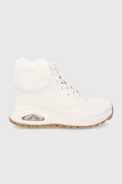 Snehule Skechers krémová farba