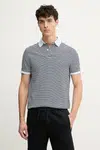 Polokošeľa Tommy Hilfiger pánske modré vzorované MW0MW17770