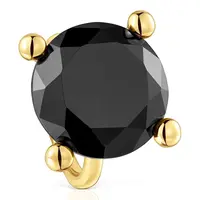 Strieborný pozlátený prsteň Tous 12 Color