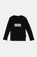 Detská bavlnená košeľa s dlhým rukávom Napapijri S-CHAMOIS LS