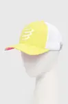 Šiltovka Compressport Trucker Cap žltá farba, vzorovaná, XHWU4190