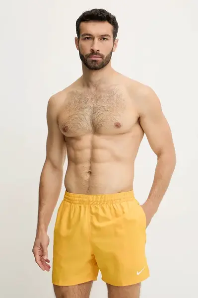 Plavkové šortky Nike žltá farba, NESSF560