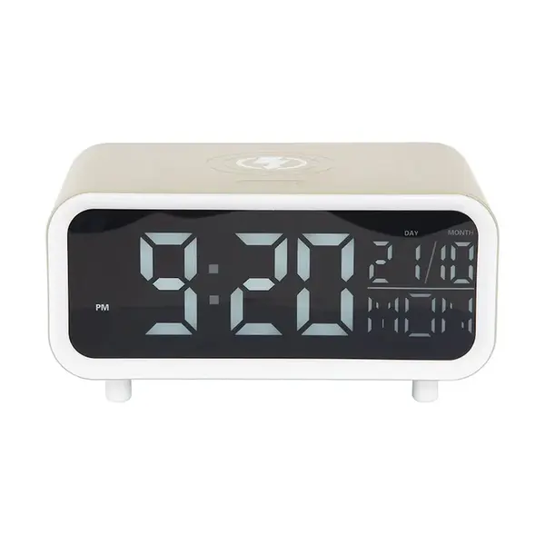 Budík s indukčnou nabíjačkou Karlsson Chunky