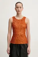 Top Never Fully Dressed Rust Sequin