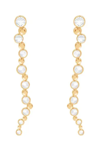 Pozlátené náušnice Lilou Sparkling