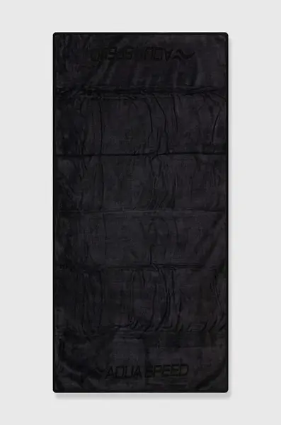 Uterák Aqua Speed Dry Soft 50x 100 cm čierna farba