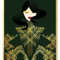 Reprodukcia na plátne v ráme autor neznámy