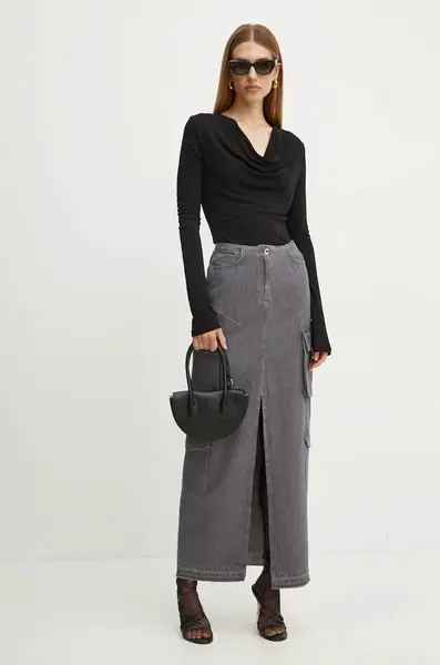 Rifľová sukňa Patrizia Pepe