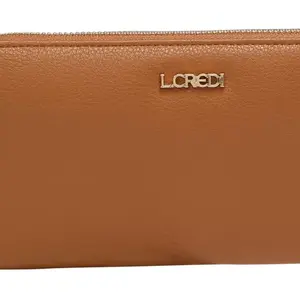 L.CREDI Filippa Wallet L Cognac
