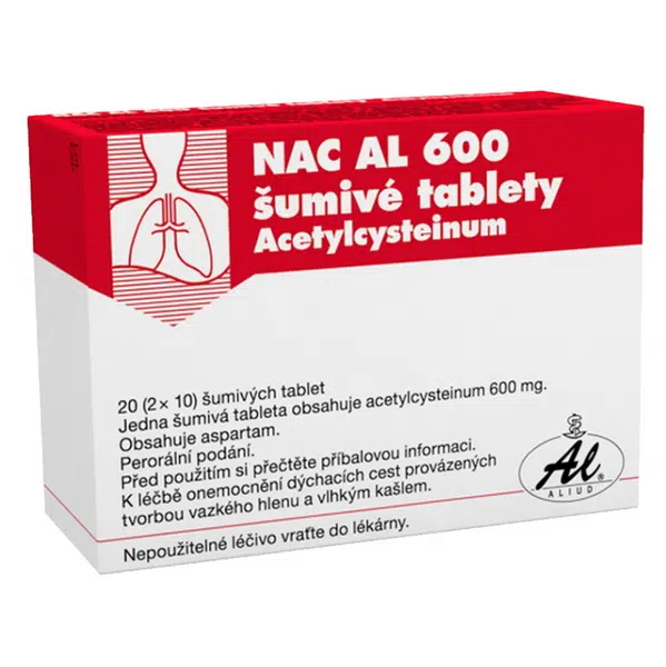 NAC AL 600 mg šumivé tablety 20 kusů