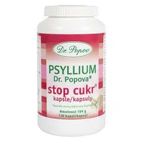 DR. POPOV Psyllium Stop cukr 120 kapslí
