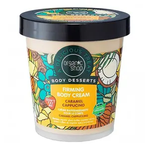 ORGANIC SHOP Body Desserts Zpevňující tělový krém Karamelové Cappuccino 450 ml