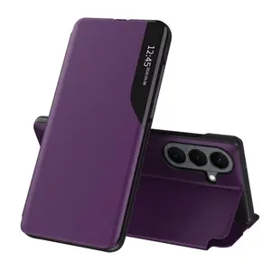 Eco Leather View Case, Samsung Galaxy S26, fialové
