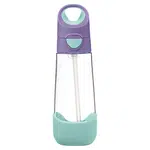 B.BOX Láhev na pití s brčkem  lilac pop 9m+ 600 ml