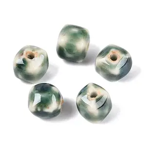 Vintage Handmade Porcelain Beads