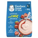 GERBER Cereal mléčná kaše jahodová na dobrou noc 6m+ 230 g