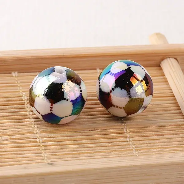 UV Plating Opaque Acrylic Beads