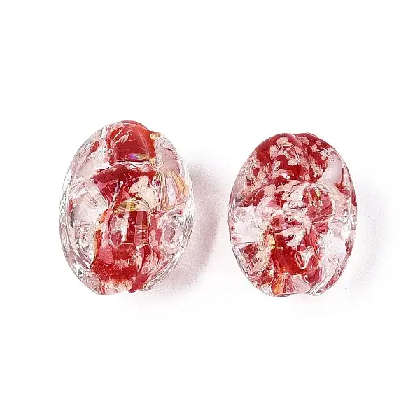 Handmade Foil Glass Beads
