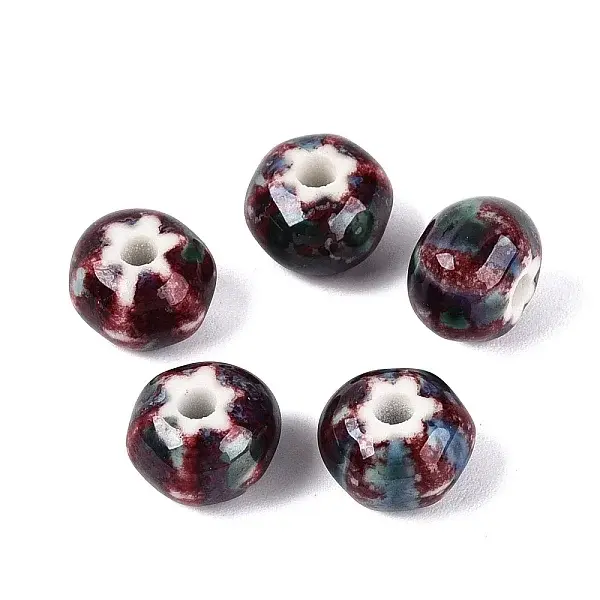 Vintage Handmade Porcelain Beads